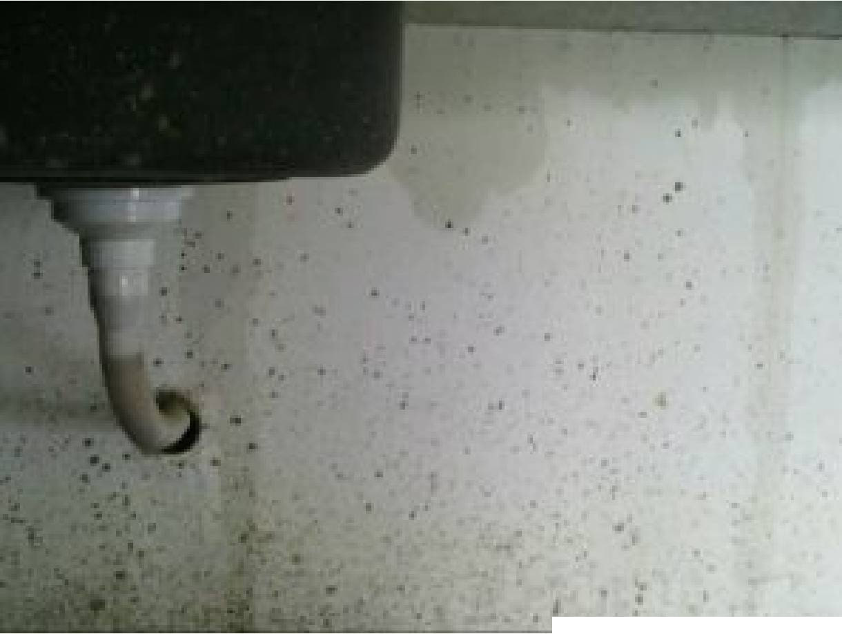 Visible-light photograph of the kitchen platform paired with thermal capture RB00020X